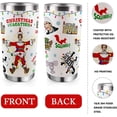 thumbnail image 3 of Christmas Vacation Tumbler with Lid and Straw, Xmas Santa Clark Stainless Steel Travel Coffee Cup, Funny Christmas New Year Gifts, 20oz Double Wall Vacuum Insulated Mug, 3 of 6