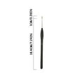 thumbnail image 3 of SDJMa Miniature Paint Brushes with Nylon Tip, Fine Detail Painting Brush Micro Professional Tiny Paints Brush for Watercolor, Face, Acrylic, Nail, Line Drawing, Scale Model Painting, 000#, 3 of 7
