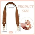 thumbnail image 2 of Correa de piel auténtica para bolso, asas de piel para bolso tote, correa para bolso de hombro con cierres para la confección de bolsos., 2 of 9