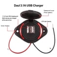thumbnail image 6 of Misright Charging Adapter with Waterproof Caps for Motorcycle Boat Campers Vehicles, 6 of 8