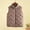 Coffee, variant on LSLJS Puffer Vest for Women Winter Fleece Plus Size Stand up Collar Vest Jackets Warm Casual Solid Color Outwear Coats with Pockets, 3XL-5XL