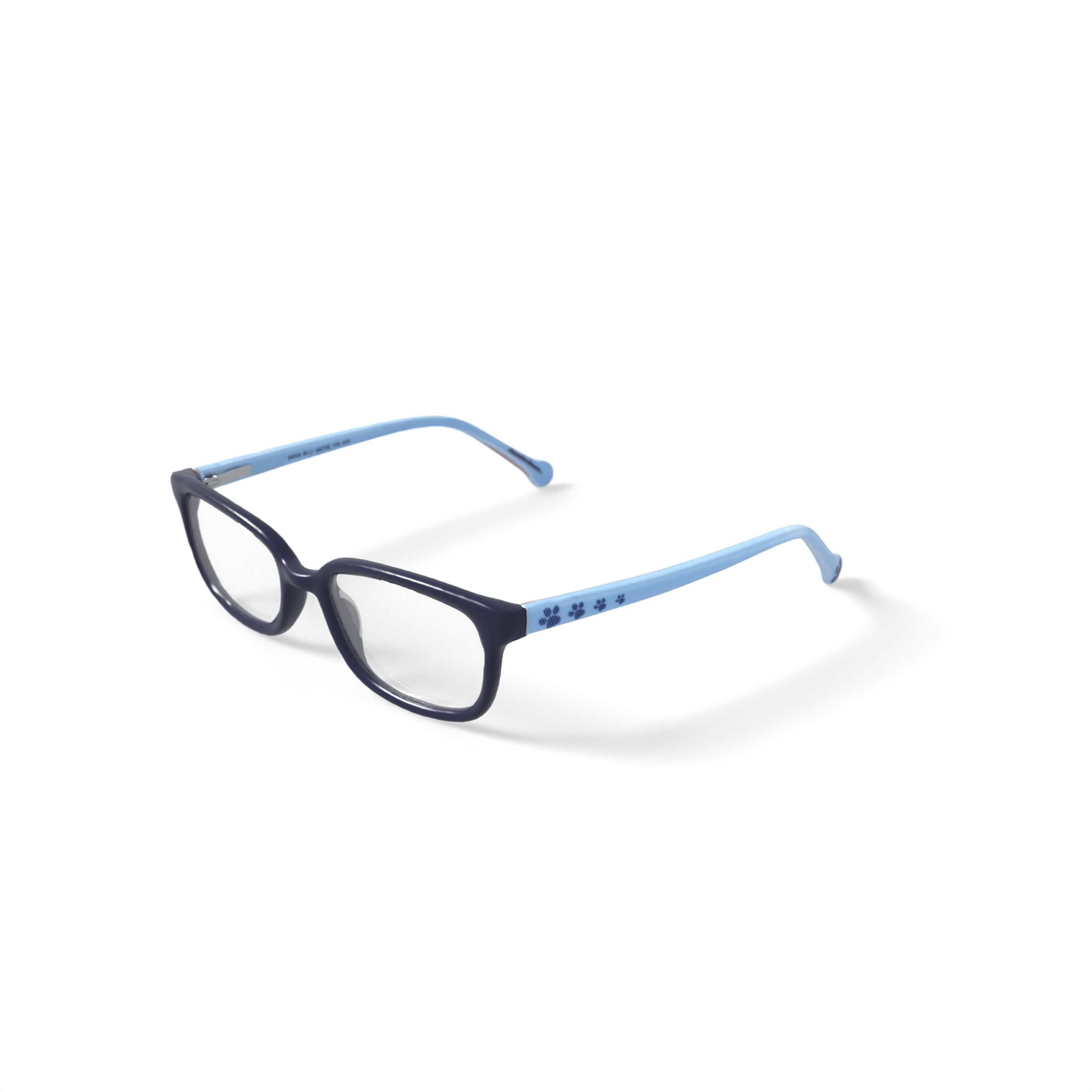 Paw Patrol Youth YB NIC PP09 Rectangular Prescription Eyeglasses with Case, Blue