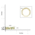 thumbnail image 6 of ANGARA Natural Nature Inspired Round Emerald & Diamond Vine Ring in 14K Yellow Gold for Women (Size-1.8mm) | May Birthstone, Birthday, Anniversary, Jewelry Gift for Women | Natural Emerald Ring, 6 of 11