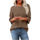 thumbnail image 2 of Neewe Women's Casual 3/4 Sleeve T-Shirts Round Neck Tunic Tops Basic Tees Blouses Business Pullover, 2 of 6