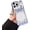 Silver, variant on Cute Frosted Hollow 3D Skull Tiger Tooth Cooling Solid Color Phone Case Compatible with iPhone Case (Black, for iPhone 16)