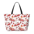 thumbnail image 2 of Easygdp Fire Truck Bolsa de Viaje de Playa de Gran Capacidad, Bolsa Tote Perfecta para la Playa, Escapadas de Fin de Semana y Viajes, 2 of 7