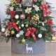 thumbnail image 1 of JilgTeok Liquidación - Falda para árbol de Navidad, base para árbol de Navidad, soporte de fieltro con forma de reno, anillo para árbol de Navidad, lápiz festivo, tela para base de árbol, delantal, 1 of 6