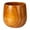 Wood Big Belly Cup-E-A4, variant on Big Belly Wooden Cup, Natural Solid Wooden Tea Cup, Handmade Elegant Wood Coffee Mug Handcrafted Small Desk Cup With Handle Hot & Cold Beverages A