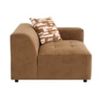 thumbnail image 3 of ACME Zoey Modular - LF Arm Chair w/Pillow in Chocolate Suede, 3 of 7