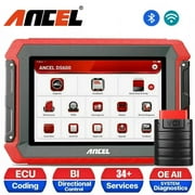 ANCEL DS600 8inch Automotive Diagnostic Tablet All Systems ECU Coding Bi-directional Control Active Test OBD2 Scanner 34+ Resets EOBD OBD Code Reader,More Advanced Functions,2 Years Free Update Online