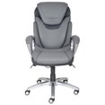thumbnail image 3 of Scranton & Co Fauteuil de Direction Pivotant Moderne en Cuir pour Bureau, Gris, 3 of 4