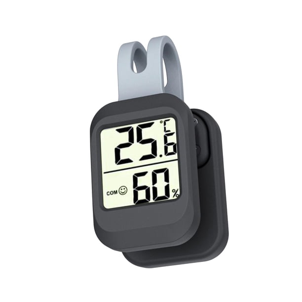 Humidificador de guitarra digital, ligero, fácil de leer, con medidor de potencia. negro