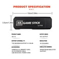 thumbnail image 4 of 4K HD Game Stick 3D Rocker 2.4G Compatible con expansión de tarjeta TF para PS1 (128G), 4 of 6