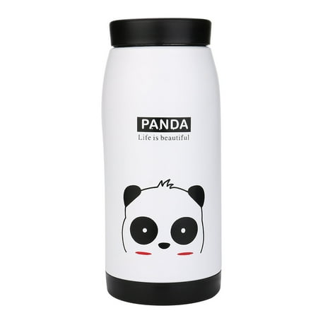 

Mini Vacuum Mug Cute Animal Kid Thermos Stainless Steel Hot Water Bottle Travel Cup