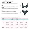 thumbnail image 2 of Kdxio Chemistry Formulas 2 Print Women's 2 Piece High Waisted Wrap Spaghetti Strap Summer Swimsuit Bikini Set-X-Large, 2 of 5