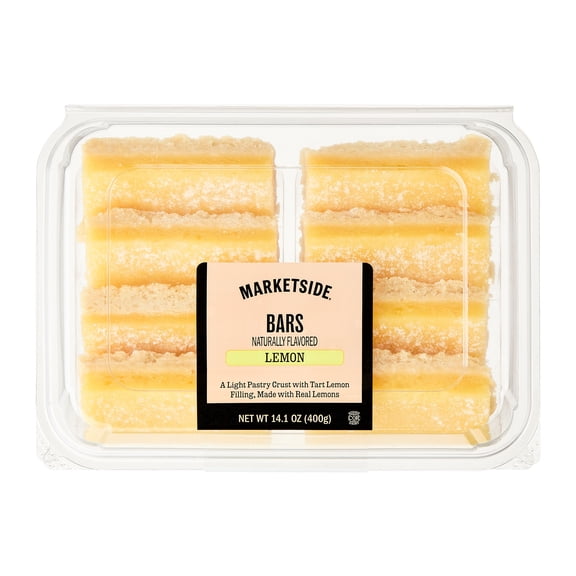 Marketside Lemon Bars 14.1 oz 8 Count, Baked, Soft