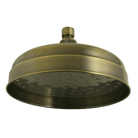 Kingston Brass K124A3 Victorian 8" Raindrop Shower Head, Antique Brass