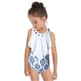 thumbnail image 3 of KYAIGUO Toddler Kids One Piece Swimsuit Baby Beach Sport Bathing Suit Quick Dry Tankini Swimwear for 2-12T, 3 of 9