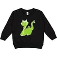 thumbnail image 2 of Inktastic Green Dragon Toddler Sweatshirt, 2 of 4