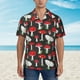 thumbnail image 2 of Fotbe Red Mushrooms Camisa Hawaiana para Hombre Unisex – Camisa Casual de Verano con Botones de Manga Corta de Algodón y Lino,3X-Large, 2 of 7