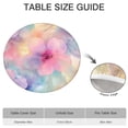 thumbnail image 6 of Colorful Cloud Star Tie Dye Pattern Round Fitted Tablecloth with Elastic Edge,Dining Table Cover Waterproof,Outdoor Round Tablecloth for Camping,Dining,Indoor and Outdoor, 6 of 7