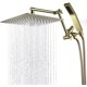 thumbnail image 1 of Combo de cabezal de ducha G-Promise Rainfall de 25 cm con rociador portátil, 1 of 6