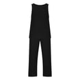 thumbnail image 3 of Tank Top para Hombres Conjunto Deportivo de Ocio de los Hombres sin Mangas de Punto Deportes Tank Top División de Color Sólido Conjunto de Dos Piezas, 3 of 6