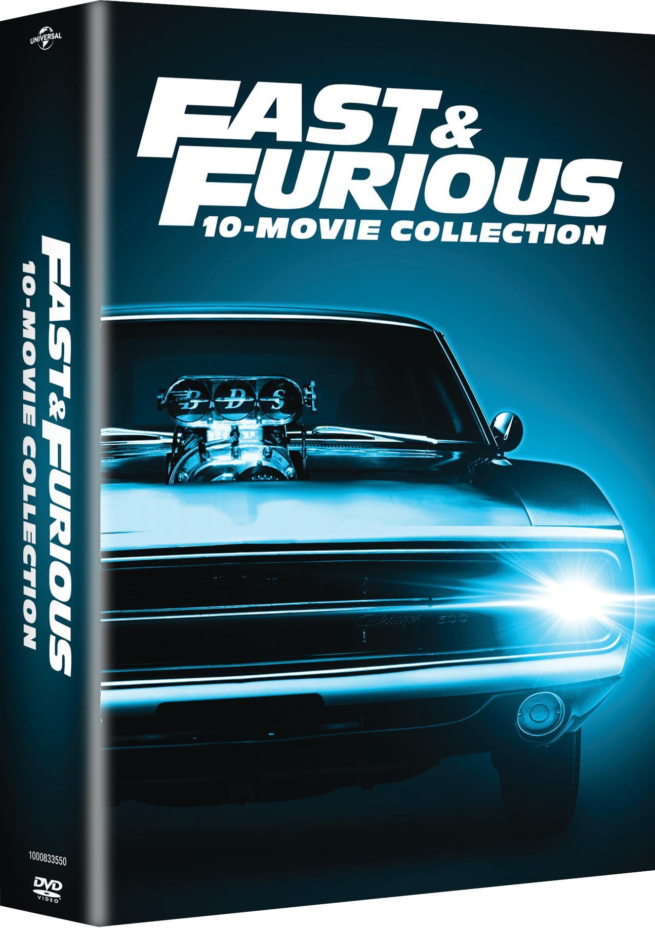 Fast & Furious 10-Movie Collection (Walmart Exclusive) (DVD)