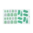 thumbnail image 2 of WREESH Foot Stickers Foot Nail Stickers Waterproof For Female DIY Nail Decoration Art, 2 of 3