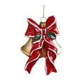 thumbnail image 1 of Adornos navideños de plástico con dibujos animados Diseños de árboles de Papá Noel Decoraciones navideñas coloridas con poses únicas Decoración festiva para colgar en el árbol y decorar el hogar, 1 of 7