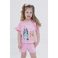 thumbnail image 2 of Bluey Bingo French Terry T-Shirt and Shorts Outfit Set Toddler to Big Kid, 2 of 5