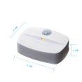 thumbnail image 2 of Jinsinto 2 Pcs Automatic LED Night Light, Self-adhesive Motion Sensor Wall Night Lamp, Wall Night Light，Warm White Light，6.2*4.2*2.5cm, 2 of 4