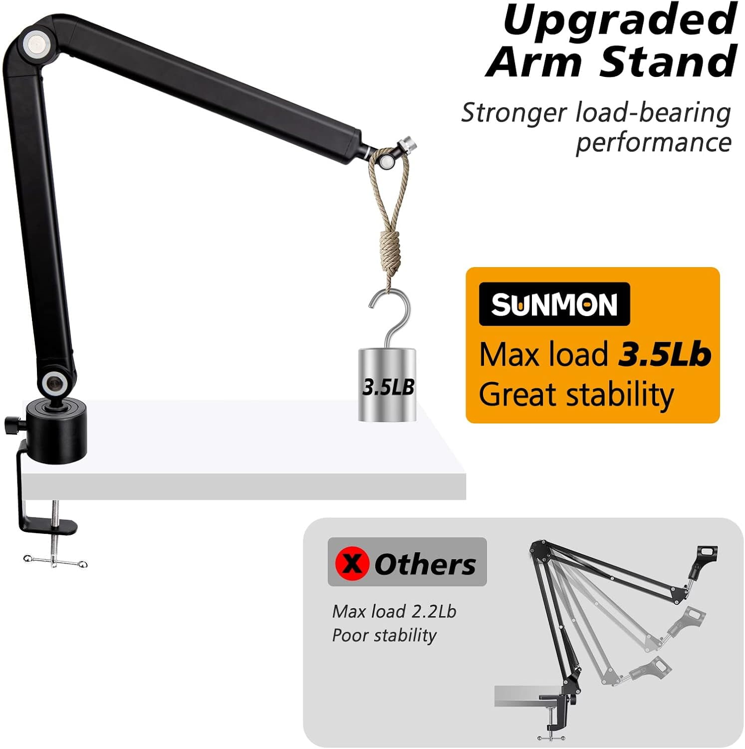 SUNMON Microphone Stand - Thumbnail 4
