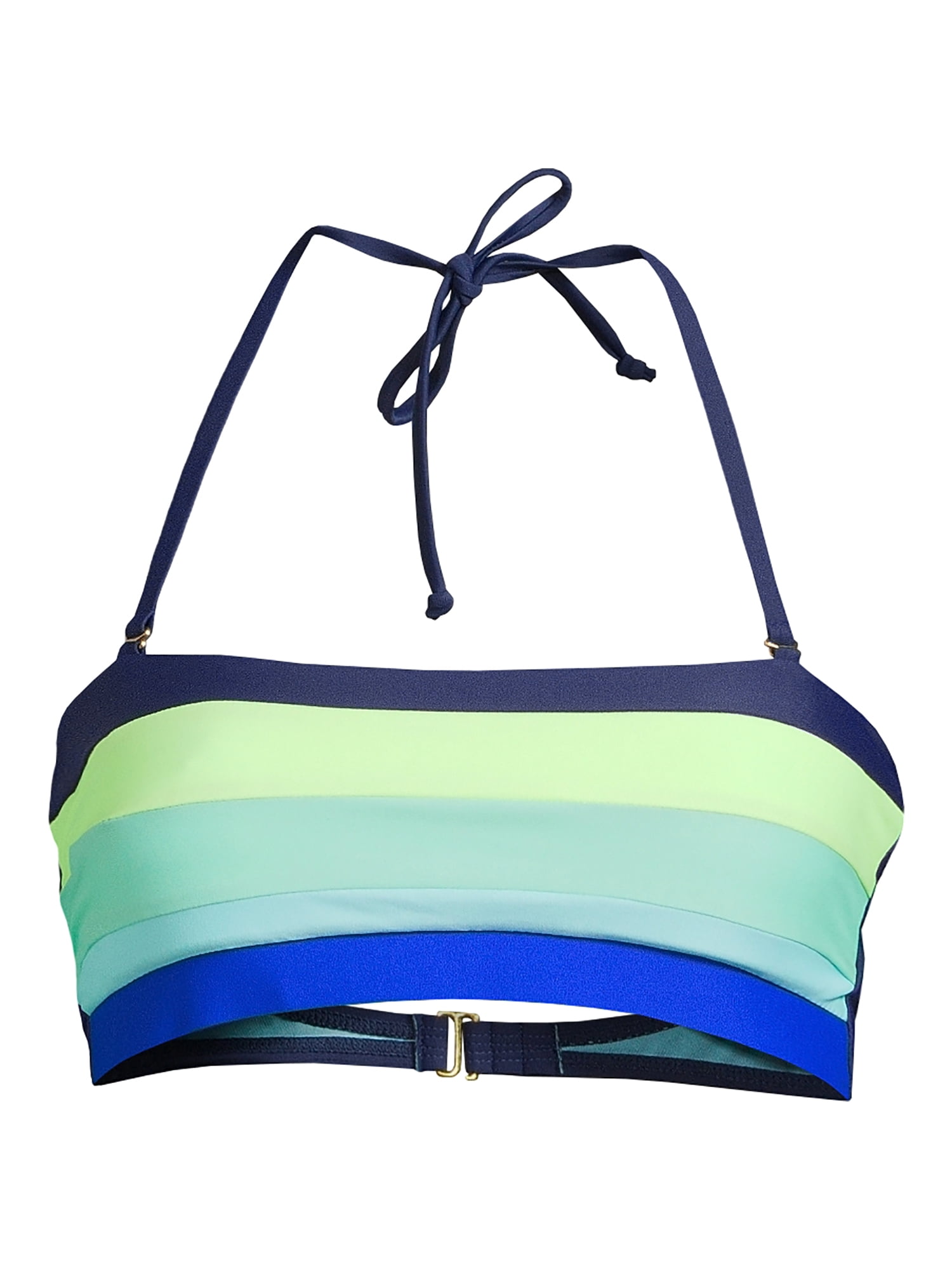 Cyn & Luca Juniors’ Colorblocked Bandeau Brynn Swimsuit Top