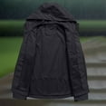 thumbnail image 5 of fheaev Rain Jackets for Women Spring Winter Waterproof Hooded Pocket Zipper Jacket Outdoor Mountaineering Clothing Sports Raincoats with Pocket for Outdoor Hiking, 5 of 9