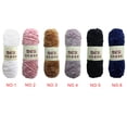 thumbnail image 4 of relayinert 4pcs Velvet Yarn Ball Crochet Knitting DIY Roving Scarf Shoes Doll Blanket Thickness Warm Thread, 4 of 9