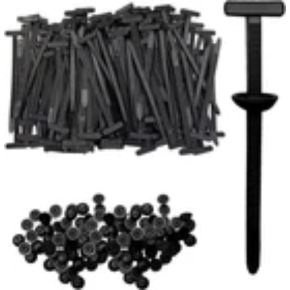 100PCS Nylon Universal Cable Tie Buckle 2026 Upgrade Multipurpose Plastic Cable Ties Tool Heavy Duty Self Locking Nylon Zip Ties UV Resistant Black Zipties for Car Daily Repair (100PCS)