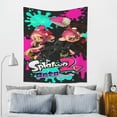 thumbnail image 4 of Splatoon Wall Tapestry Cartoon Poster Wall Hanging Tapestry for College Dorm Living Room Bedroom Decoration 40x60 Inch, 4 of 7