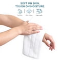 thumbnail image 3 of Casa Platino 6 Piece Wash Cloths, 100% Cotton Soft & Absorbent Washcloths for face and body - White, 3 of 7