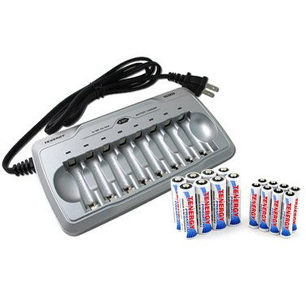 Tn145 8 Bay a Nimh Nicd Charger 8 8 a Premium Batteries Built In Ic Timer Control For Over Charge Protection Short Circuit Protection And By Tenergy Walmart Com Walmart Com