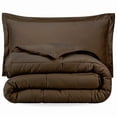 thumbnail image 1 of Chocolate Twin Extra Long Down Alternative Comforter Set by Ivy Union, 1 of 4