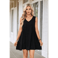 thumbnail image 3 of Sleeveless Mini Dress Black XS, 3 of 6