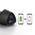 thumbnail image 2 of Cargador De Auto De 25w Con Entrada Usb A y C Hypergear Negro Cable Usb C a Usb C De 1.2m, 2 of 10