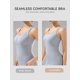 thumbnail image 3 of Bra LUCKMEEY, sin aros, cobertura inalámbrica Push Up, cobertura total, 3 of 6