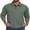 05-ZS-Green, variant on JWD Mens Long Sleeve Polo Shirt Classic Collared Button Pullover Casual Regular Fit Soft Lightweight Knit Top Blue L