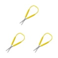 thumbnail image 1 of Guardoinrt Safety Sturdy Elastic Stationery Scissors Multi-functional Self-Opening Office Paper Shear Teens Students Yellow 3Set, 1 of 6
