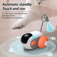 thumbnail image 5 of Remote Control Smart Electric Cat Toy,Interactive Cat Toys for Indoor Cats,Gravity Automatic Mobile Car Toy,Cat Mouse Toys,Moving Cat Toy, USB Rechargeable (Orange), 5 of 7