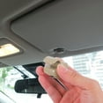 thumbnail image 5 of BESTONZON 2Pcs Vehicle Sun Visor Bracket Clips Beige Practical Car Interior Accessory, 5 of 6