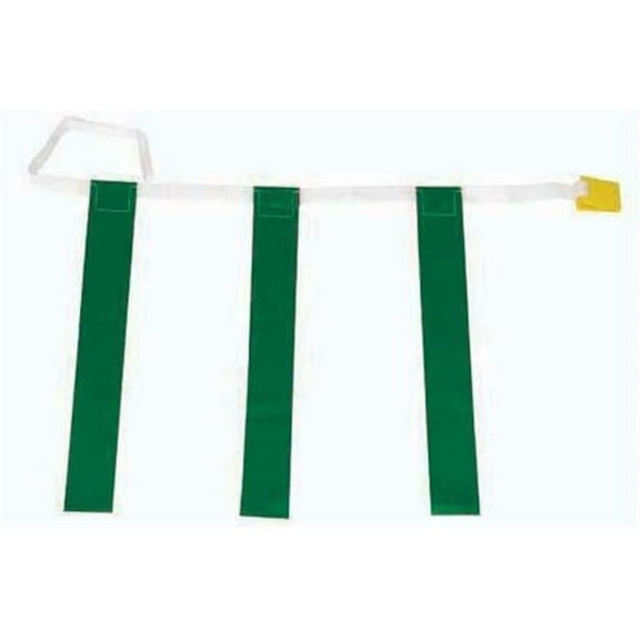 25 in.-31 in. Three-Flag Belts - Green