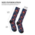 thumbnail image 4 of Pofeuu Tropical Flower Print Compression Socks for Women & Men Circulation - Best Support for Nurses,Running,Athletic,Sports, 4 of 7